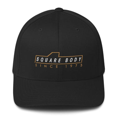 square body sice 1973 hat from aggressive thread in black